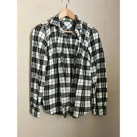 J. Crew Factory Plaid Shirt Glen Multi Size Small - Picture 1 of 11